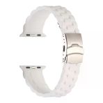 Gpack Apple Watch Series 3 4 5 44 mm KRD 72 Mürdüm Mat Silikon Ayarlanabilir Kordon