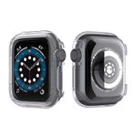 Gpack Apple Watch Series 3 4 5 6 38 mm Önü Arkası Açık Renkli Silikon Renksiz Kordon