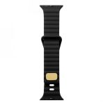 Gpack Apple Watch Series 8 41 mm KRD73 Kaherengi Silikon Metal Tokalı Ayarlanabilir Kordon