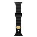 Gpack Apple Watch Series 8 45 mm Silikon Metal Tokalı Ayarlanabilir Krd73 Kordon