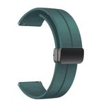 GPACK Case 4U C1 ile uyumlu Kordon Kayış d-buckle Mıknatıslı Silikon 22/jku, Koyu Yeşil
