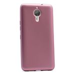GPACK General Mobile GM5 Plus ile uyumlu Kılıf Premier Silikon Mat, Bronz