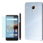 Gpack General Mobile GM5 Plus Sert Motomo Gümüş Arka Kapak