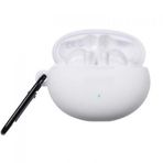 Gpack Huawei FreeBuds 4i Mat Kancalı Silikon Sf10 Beyaz Kılıf