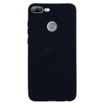 GPACK Huawei Honor 9 Lite ile uyumlu Kılıf Premier Silikon Arka Kapak, Siyah