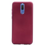 GPACK Huawei Mate 10 Lite ile uyumlu Kılıf Premier Silikon Mat, Mürdüm