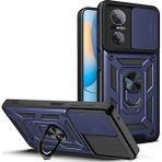 Gpack Huawei Nova 9 SE Tank Aramid Sürgülü Vega Yüzüklü Nano Lacivert Kılıf