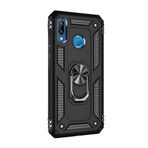 GPACK Huawei P20 Lite ile uyumlu Kılıf Vega Standlı Yüzüklü Mıknatıslı, Siyah