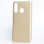 GPACK Huawei P30 Lite ile uyumlu Kılıf Premier Silikon Esnek Arka Koruma, Gold