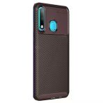 Gpack Huawei P30 Lite Kilif Negro Karbon Dizayn Silikonnano Glass