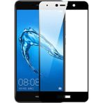 Gpack Huawei P9 Lite 2017 Renkli Full Kapatan Ekran Koruyucu Cam Siyah