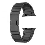 Gpack Huawei Watch GT 2 Sport KRD82 Siyah Metal Çizgi Tasarım Klipsli Kordon