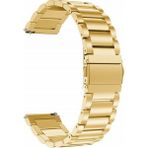 Gpack Huawei Watch GT 3 Elite 46 mm Metal Sıralı Kordon KRD 04 Bronz Kordon