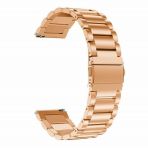 Gpack Huawei Watch GT Runner Metal Sıralı KRD 04 Siyah Kordon