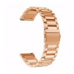 Gpack Huawei Watch GT2 42 mm Elegant Edition Metal Sıralı Kordon KRD 04 Siyah Kordon