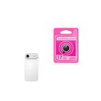 Gpack iPhone 17 Air ile Uyumlu Kamera Lens Koruyucu, Taşlı Metal, Gümüş