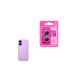 Gpack iPhone 17 ile Uyumlu Kamera Lens Koruyucu, Taşlı Metal, Mor
