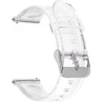 Gpack KRD 13 Renksiz Honor Watch GS 3i Metal Tokalı Şeffaf Silikon Kordon