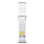 Gpack Krd73 Apple Watch 7 45 mm Silikon Metal Tokalı Ayarlanabilir Kordon