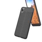 Gpack MHR2078952294 Xiaomi Redmi 7a Niss Deri Görünümlü Silikon Cep Telefonu Kılıf