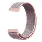 GPACK Nubia Red Magic Watch2 ile uyumlu Kordon Kayış Kumaş Cırt Cırtlı 22/CRT, Rose Gold