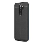 GPACK Oppo A9 2020 ile uyumlu Kılıf Niss Silikon Deri Görünümlü, Siyah