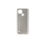 Gpack Realme C21 ile Uyumlu Kılıf, Korumalı Mat Soft Premier Silikon, Nano Glass, Gold