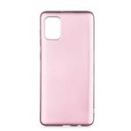 GPACK Samsung Galaxy A02S ile uyumlu Kılıf Mat Soft Premier Silikon, Bronz