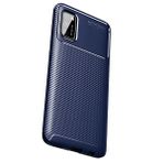 Gpack Samsung Galaxy A02S Negro Karbon Dizayn Silikon Lacivert Cep Telefonu Kılıfı