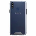 Gpack Samsung Galaxy A20s Gard Nitro Şeffaf Sert Nano Glass Şeffaf Silikon Cep Telefonu Kılıf