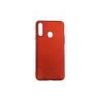Gpack Samsung Galaxy A20s ile Uyumlu Kılıf, Premier Silikon Esnek Koruma, Nano Glass, Kırmızı