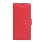 GPACK Samsung Galaxy A25 ile uyumlu Kılıf Delüx Cüzdan Kartvizitli Standlı Kopçalı, Kırmızı