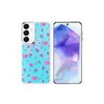 GPACK Samsung Galaxy A35 ile uyumlu Kılıf Köşeler Airbagli Figürlü Hadra Kapak Pembe