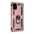 Gpack Samsung Galaxy A51 Vega Standlı Yüzüklü Mıknatıslı Kırmızı Silikon Cep Telefonu Kılıf