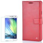 Gpack Samsung Galaxy A7 A710 Kartvizitli Kapaklı Kırmızı Kılıf