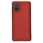 Gpack Samsung Galaxy A71 Premier Esnek Koruma Kırmızı Silikon Cep Telefonu Kılıf