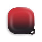 Gpack Samsung Galaxy Buds 2 Kancalı Çift Renk Sert Plastik SF8 Kırmızı Kılıf