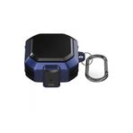 Gpack Samsung Galaxy Buds 2 Pro ile Uyumlu Kılıf, Tank Klipsli, Çift Renk Koruma, Lacivert