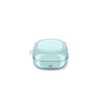 Gpack Samsung Galaxy Buds 2 Pro ile Uyumlu Kılıf, Transparan Silikon, Kancalı, Mavi
