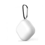 Gpack Samsung Galaxy Buds 2 Pro Kancalı Mat Silikon Soft Tpu SF8 Beyaz Kılıf