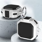 GPACK Samsung Galaxy Buds 2 Pro uyumlu Kulaklık Kılıfı Tank Klipsli Çift Renk Koruma SF11 Beyaz