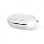 GPACK Samsung Galaxy Buds uyumlu Kulaklık Kılıfı Kancalı Mat Silikon SF8 Beyaz