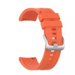 Gpack Samsung Galaxy Gear S3 46 mm 22 mm Silikon Kancalı KRD 23 Turuncu Kordon
