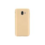GPACK Samsung Galaxy J4 ile uyumlu Kılıf Premier Silikon İpeksi Dokunuş, Gold