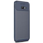 Gpack Samsung Galaxy J4 Plus Negro Karbon Dizayn Silikon Lacivert Kılıf