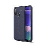Gpack Samsung Galaxy M30s Niss Deri Görünümlü Kırmızı Silikon Kılıf