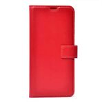 GPACK Samsung Galaxy M31S ile uyumlu Kılıf LocaL Cüzdan Standlı Kartvizitli, Kırmızı