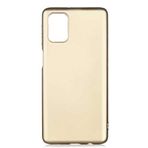 GPACK Samsung Galaxy M31S ile uyumlu Kılıf Premier Silikon Esnek Koruma, Gold