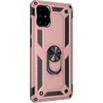 Gpack Samsung Galaxy M51 Tank Koruma Vega Standlı Yüzüklü Mıknatıslı Nano Glass Bronz Cep Telefonu Kılıfı