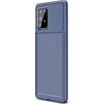Gpack Samsung Galaxy S10 Lite Negro Karbon Dizayn Lacivert Silikon Cep Telefonu Kılıf